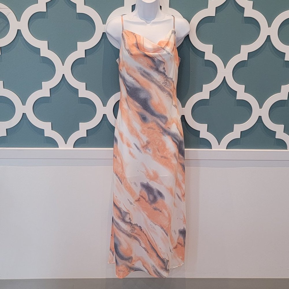 NWT FATE watercolor maxi dress